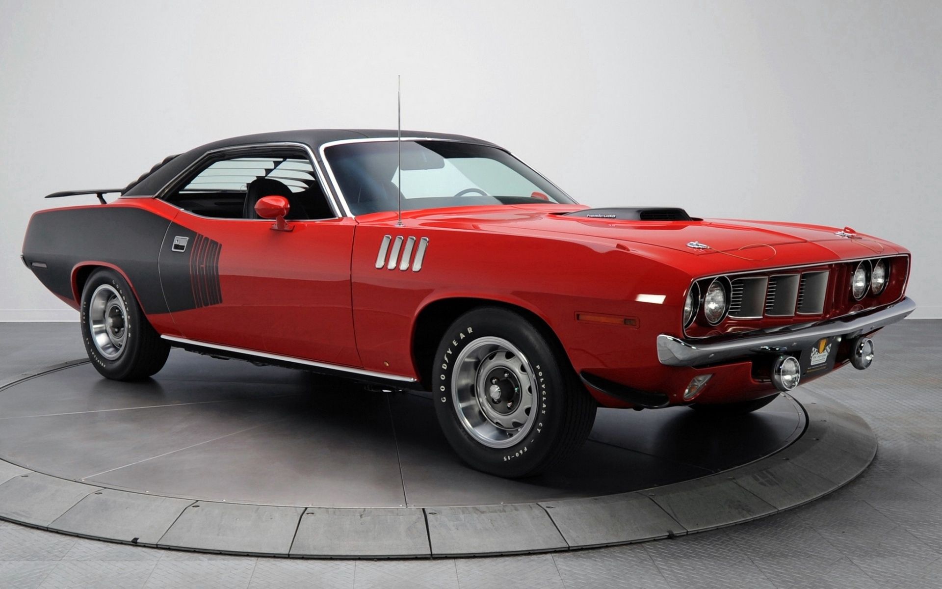 Скачать plymouth, плимут, 1971, hemi, хеми, cuda обои на рабочий стол