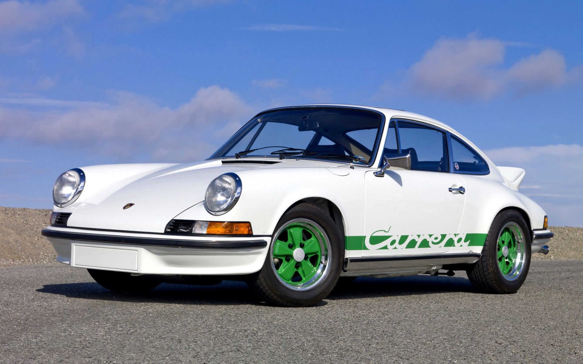 Скачать porsche 911, carrera, rs 2 7, coupe, 901, 1972-73 обои на рабочий стол