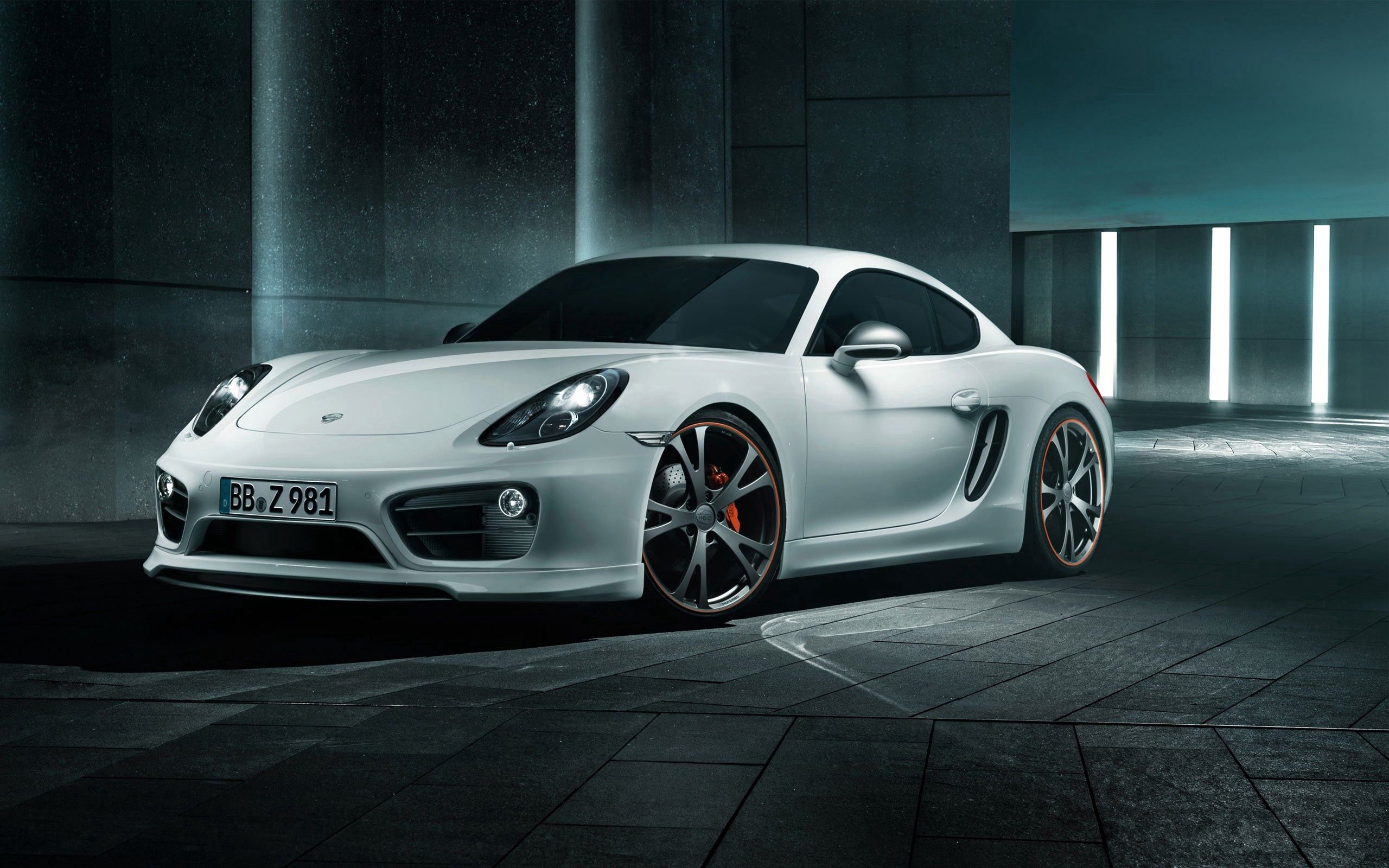 Скачать porsche cayman, авто, стильный обои на рабочий стол