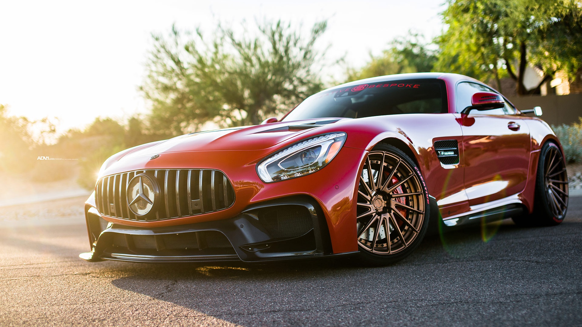 Скачать Red Darwin Pro Mercedes AMG GTS обои на рабочий стол