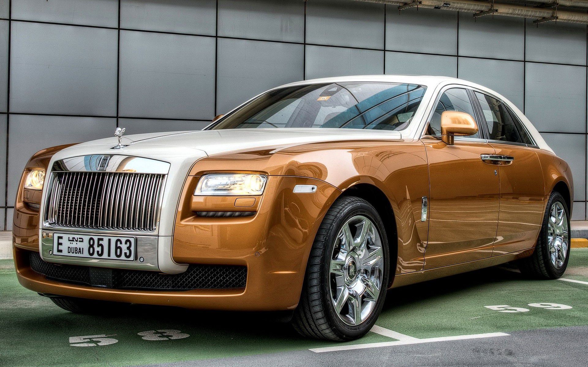 Скачать rolls royce, автомобиль, вид сбоку, роскошный обои на рабочий стол