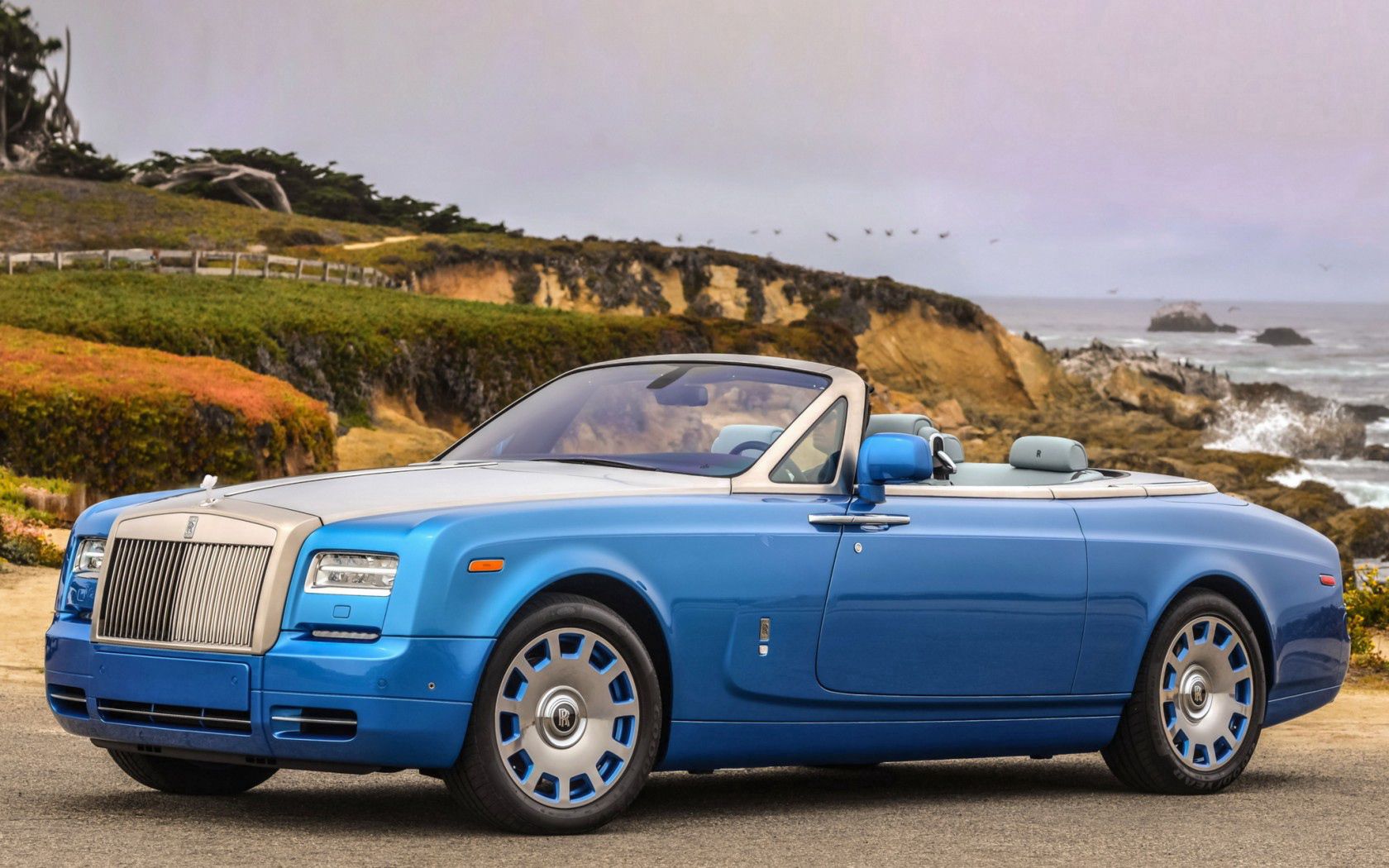 Скачать rolls-royce, phantom, drophead, купэ, 2014 обои на рабочий стол