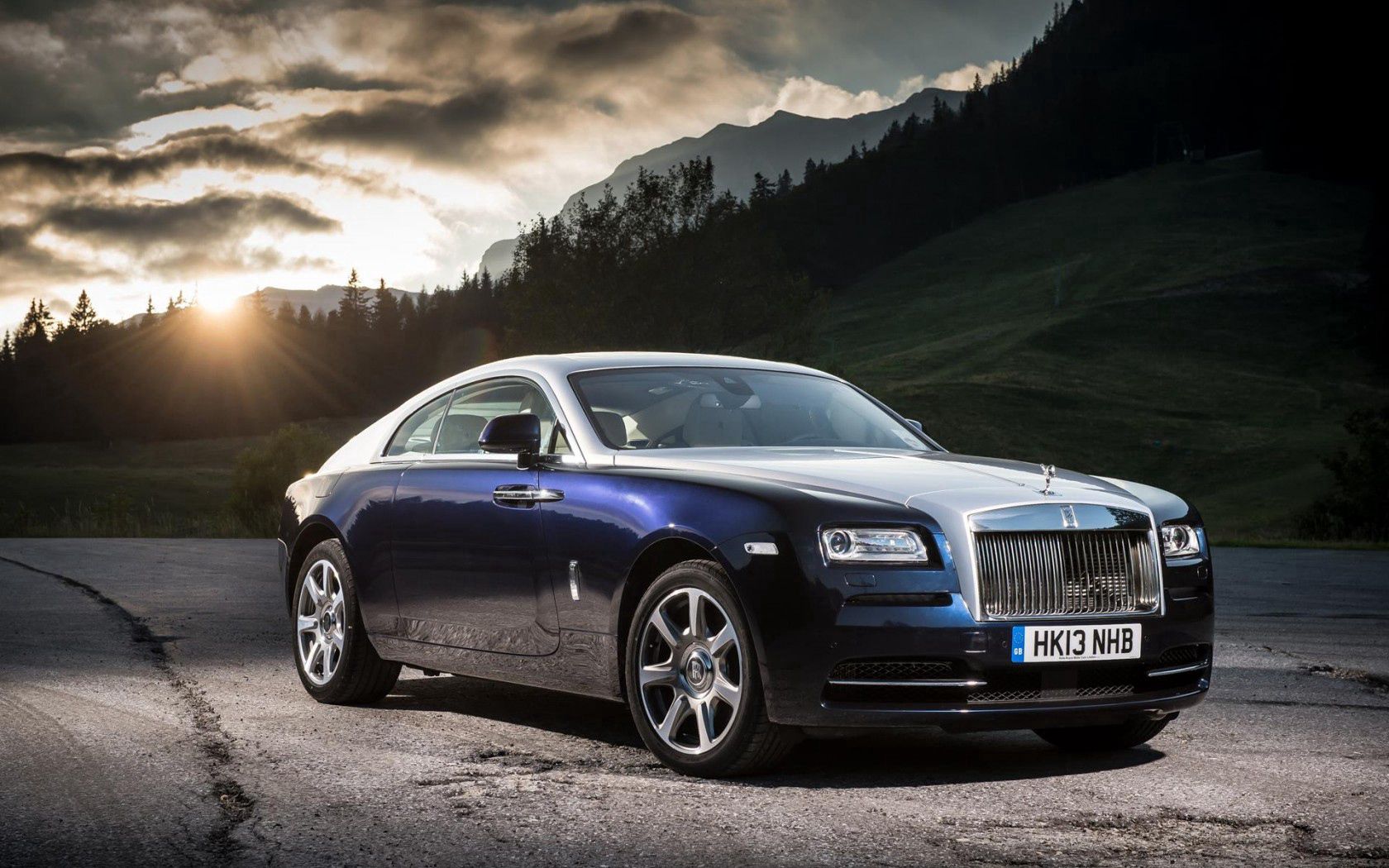 Скачать rolls-royce, wraith, вид сбоку обои на рабочий стол