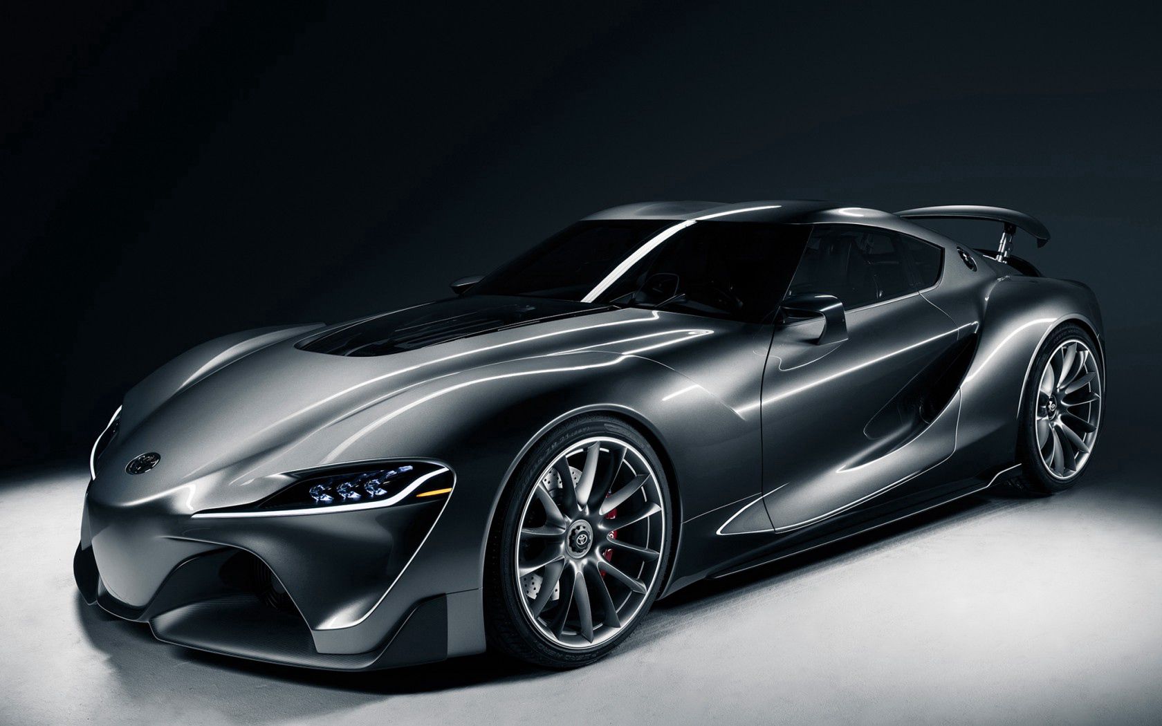 Скачать toyota, ft-1, graphite, concept, 2014 обои на рабочий стол