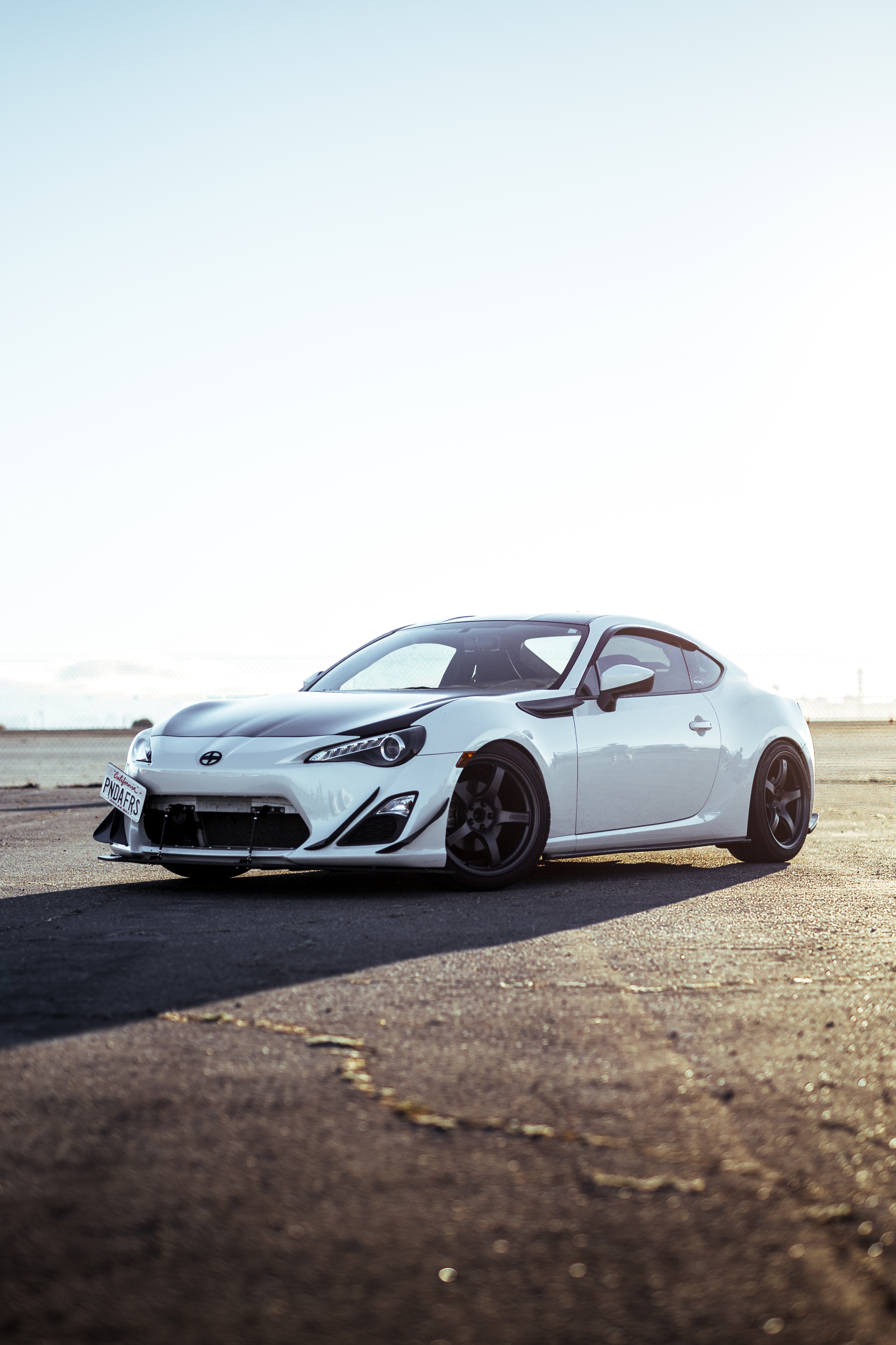 Скачать toyota gt86, toyota, автомобиль, белый обои для телефона