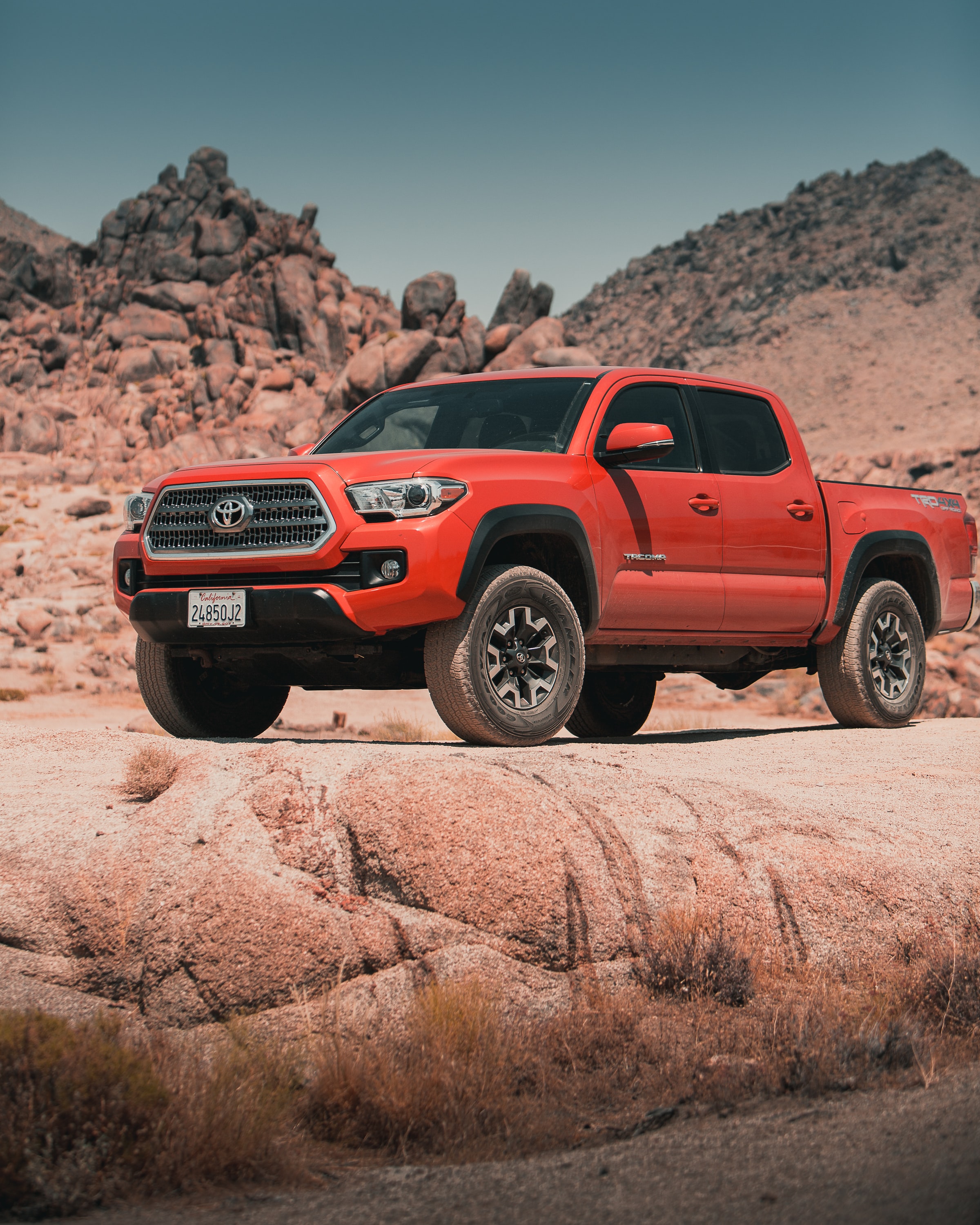 Скачать toyota tacoma trd, toyota, автомобиль, внедорожник обои для телефона