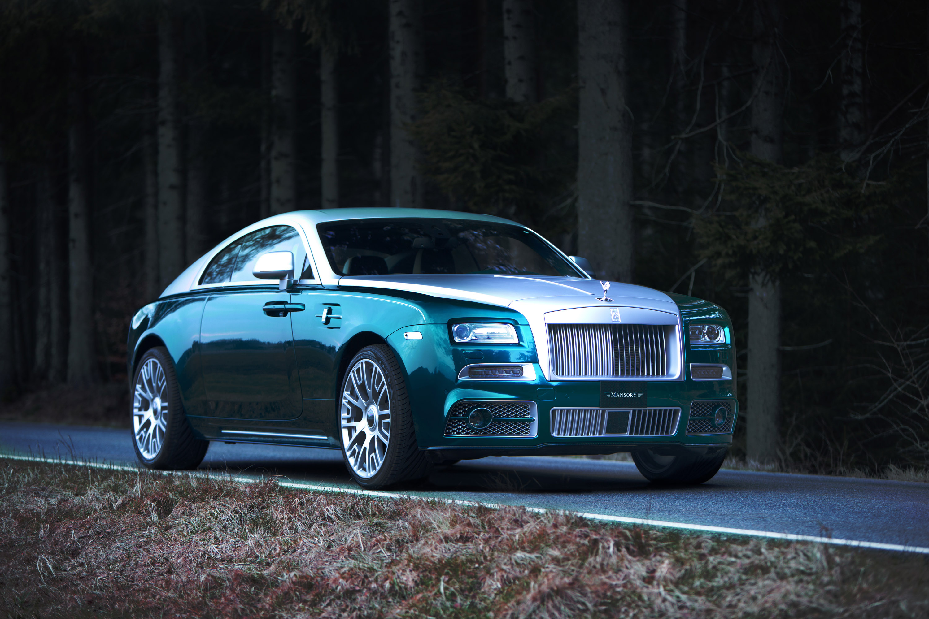 Скачать тюнинг, mansory, купе, rolls-royce, wraith обои на рабочий стол