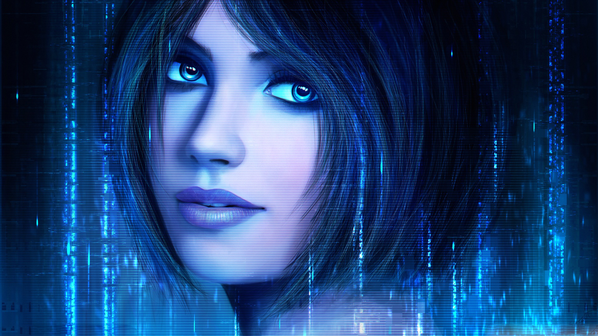 Скачать Cortana обои на рабочий стол