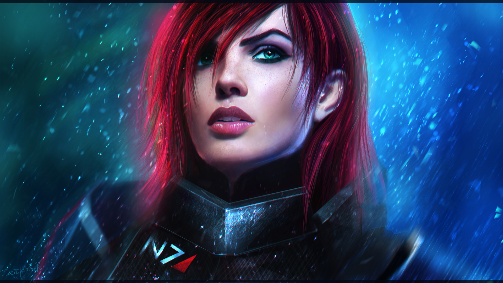 Скачать Fem Shepard обои на рабочий стол