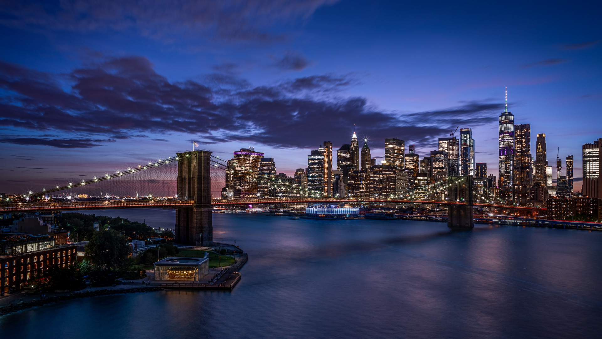 Скачать Brooklyn Bridge обои на рабочий стол