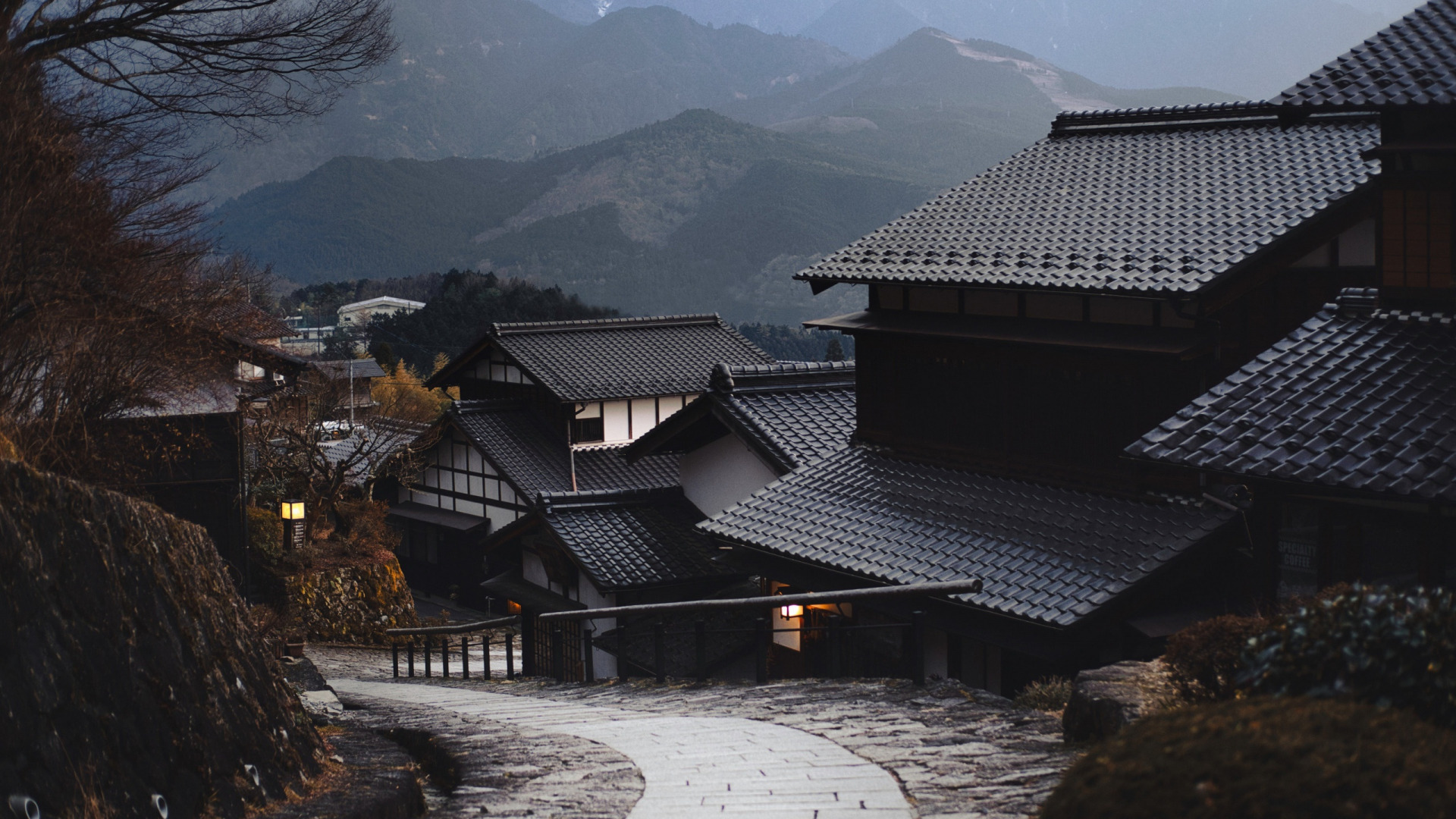 Скачать Japanese village обои на рабочий стол