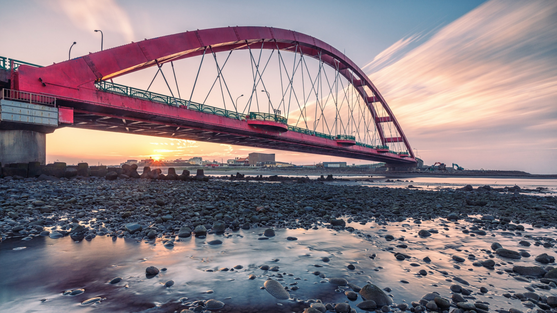 Скачать Rainbow Bridge обои на рабочий стол