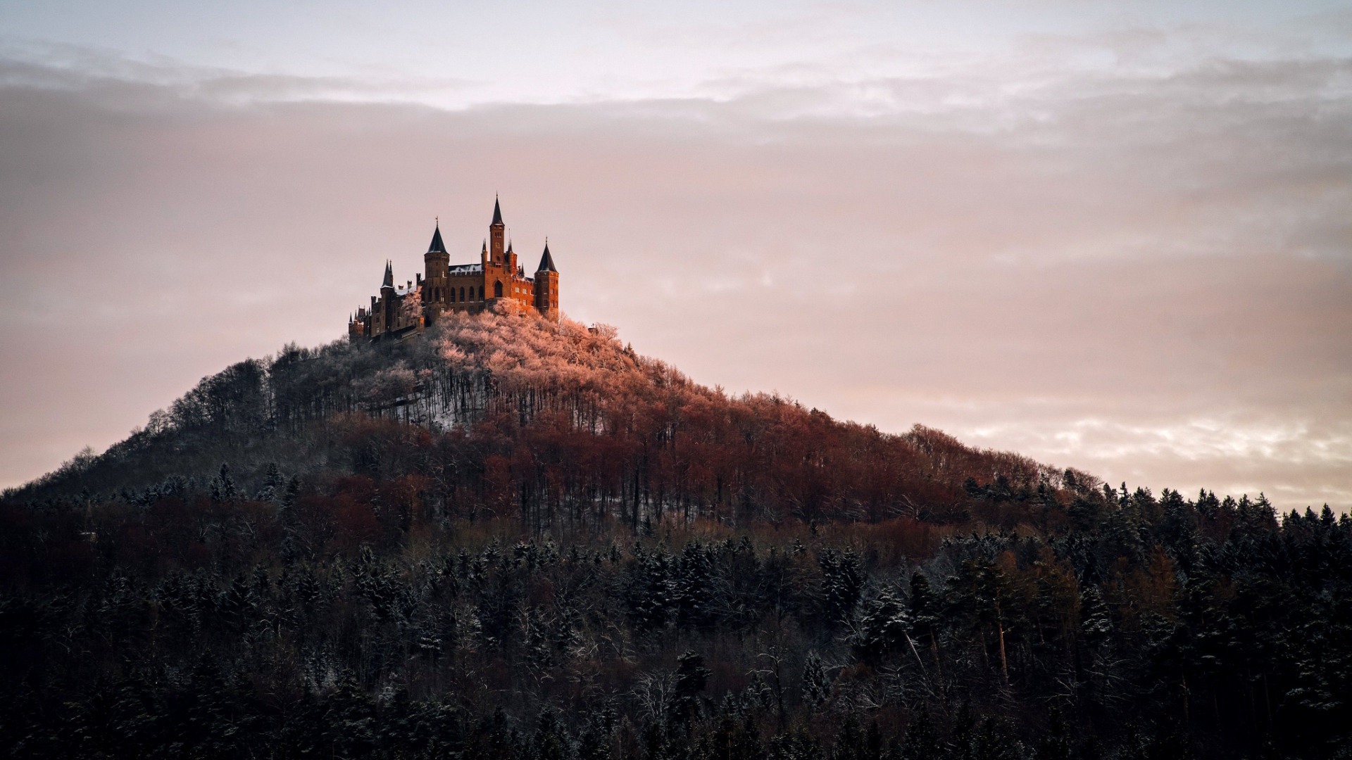 Скачать Castle Hohenzollern обои на рабочий стол