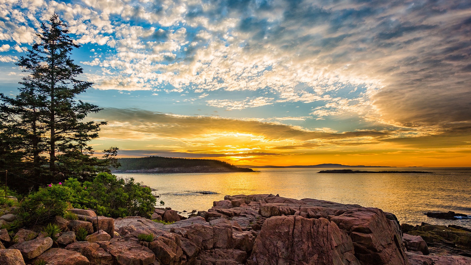 Скачать Mount Desert Island обои на рабочий стол